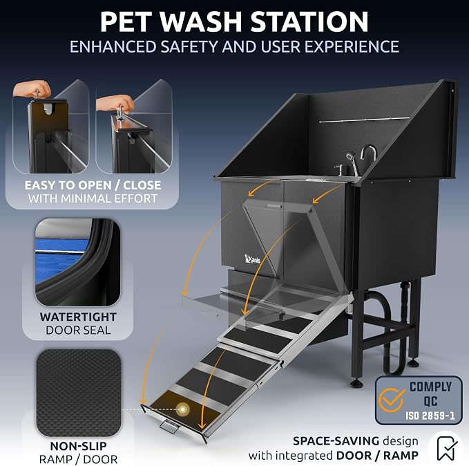 KANIS Black Line Professional Dog Washing Station - Image 4