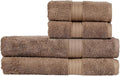 Christy Renaissance 4 Piece Brown Towel Set | 100% Egyptian Cotton | Luxury by Christy