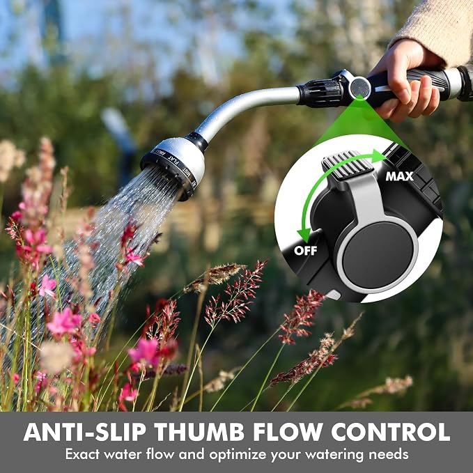RESTMO Watering Wand Heavy Duty, Metal Garden Hose Wand - Image 5