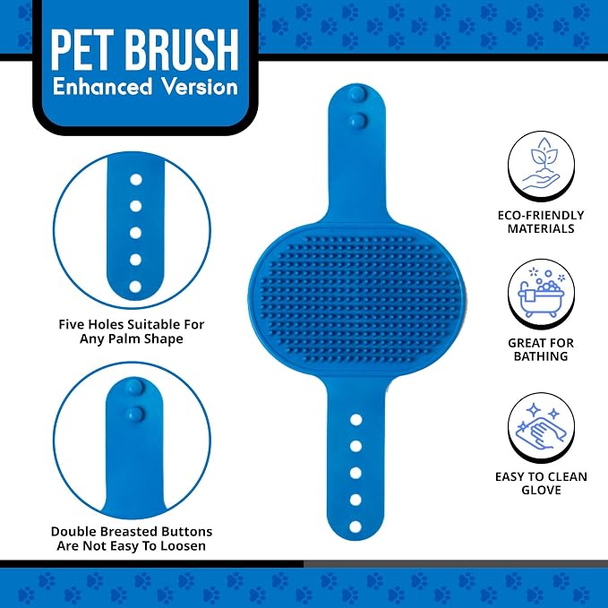 Silicone Dog Bath Brush – Soft Pet Scrubber - Image 2