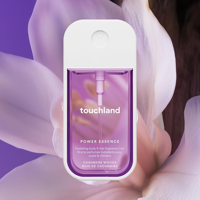 Touchland Hydrating Body & Hair Fragrance Mist, Cashmere Woods, 2 FL. OZ. - Image 3