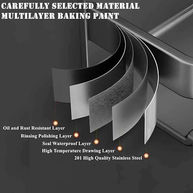 Stainless Steel Detachable Wall Mounted Floating Shelves - Image 4