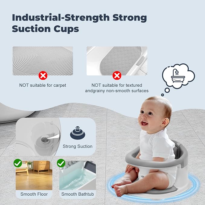 Baby Bath Seat-for Babies 6 Months & up - Image 6