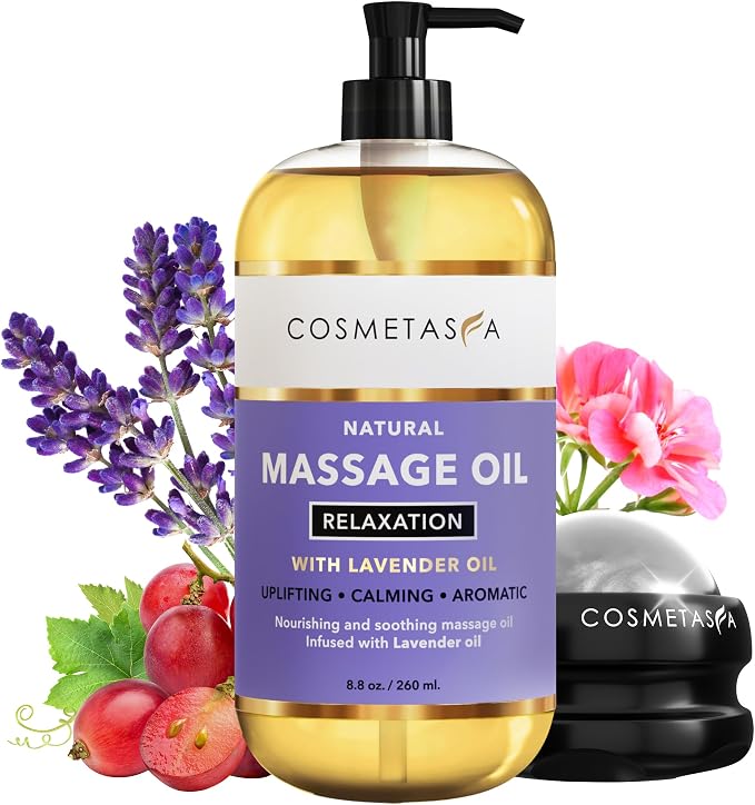 Cosmetasa Lavender Massage Oil for Massage Therapy by Cosmetasa