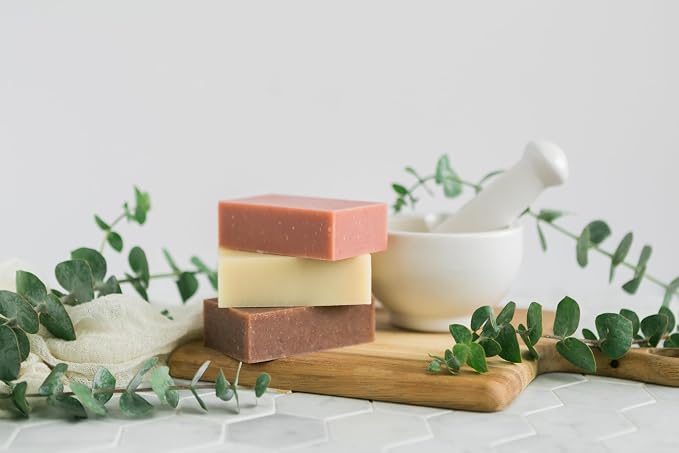 3 Pk Green Clover Field Organic Soap Bars, Handmade in USA, Natural & Cruelty - Image 5