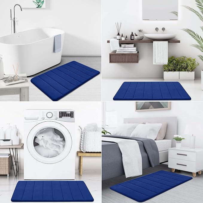 Buganda Memory Foam Bath Mat, 35.4" x 24", Ultra Soft and Non-Slip Bathroom Rugs - Image 7