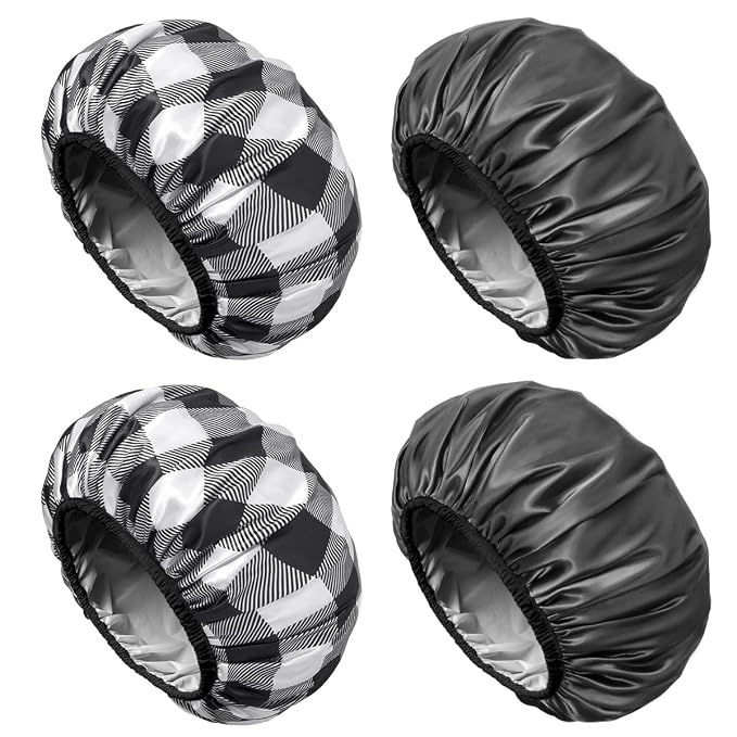 Aquior Shower Cap, Premium Soft Silky Satin Reusable Hair Cap by Aquior