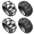 Aquior Shower Cap, Premium Soft Silky Satin Reusable Hair Cap by Aquior