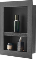 VEVOR Shower Niche, Modern Soap & Shampoo Storage Organizer, Square Corners by VEVOR