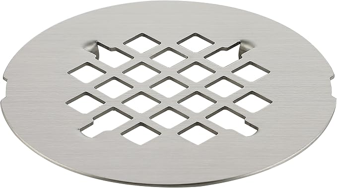 4-1/4 inches Snap-On Round Shower Drain Cover, Stainless Steel by Holge