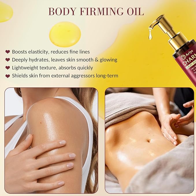 Body Firming Oil Luxury Glow Remedy, After Shower Body Oils - Image 8