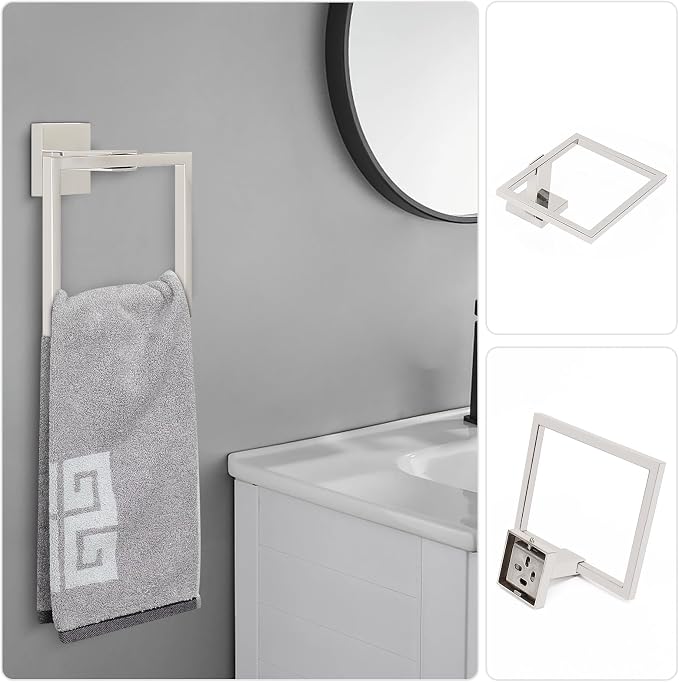 NearMoon 5 Pieces Bathroom Hardware Set 304 Stainless Steel - Image 7