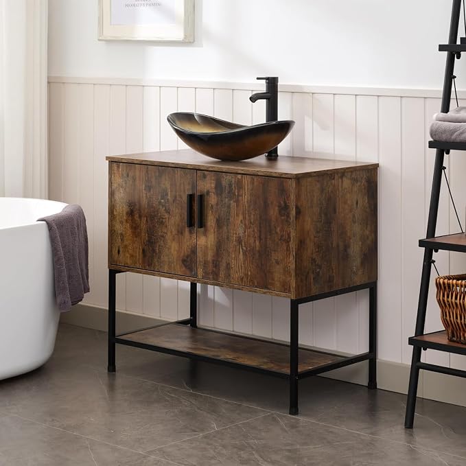 UEV Rustic Brown 36" Bathroom Vanity - Image 5