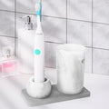 Ceramic Toothbrush Holder & Toothbrush Cup by LUEXBOX