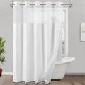 ROSERY No Hook Shower Curtain by ROSERY