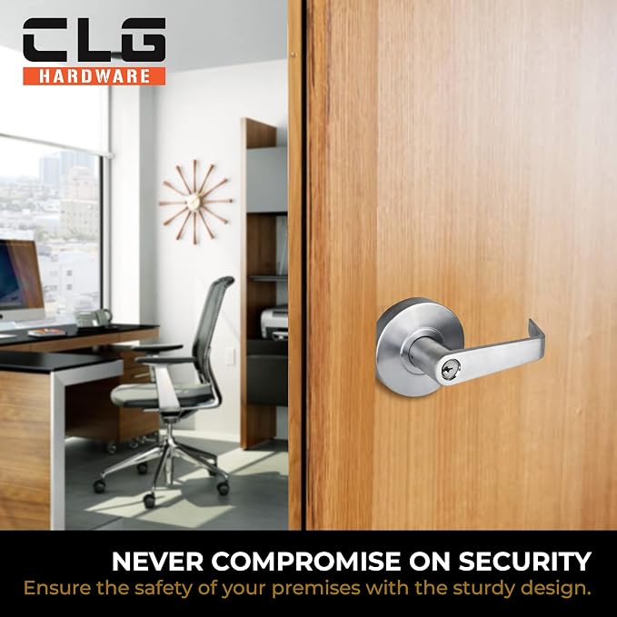 CLG HARDWARE Commercial Lever Door Lock - Image 5
