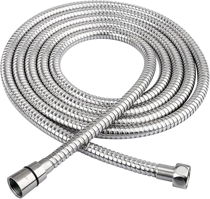 HOMEIDEAS 118 inches Shower Hose, 10 feet Extra Long 304 Stainless Steel by HOMEIDEAS