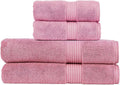 Christy Supreme Hygro 4 Piece Towel Set | Blush | 100% Luxury Supima Cotton | by Christy