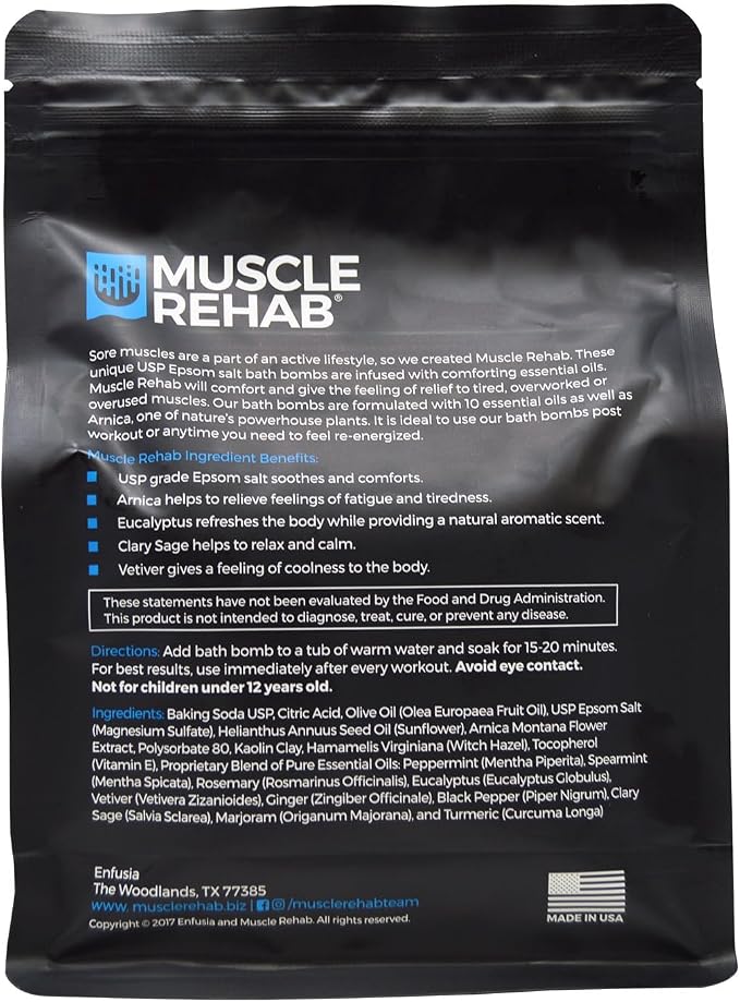 Dynamic Recovery Combo Set: Epsom Salt Soak & Bath Bombs | Muscle Soak and Skin - Image 4
