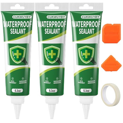 15.6 Oz Silicone Caulk Squeeze Tube Waterproof Silicone Sealant by Unknown