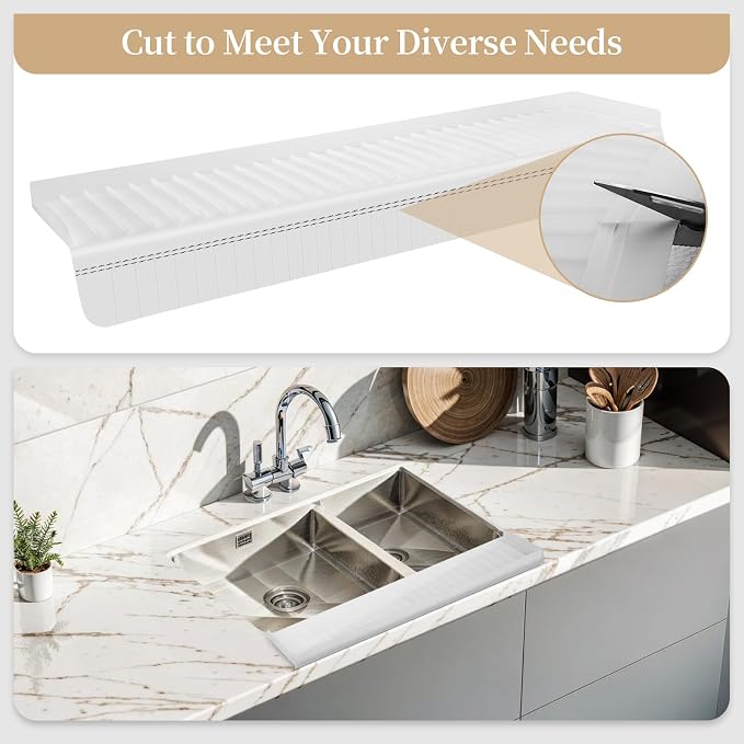 Silicon Sink Edge Protectors for Kitchen Sink, Kitchen Sink Splash Guard - Image 5