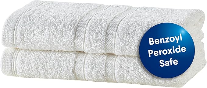 CLOROX Bleach Friendly Towels, Quick Dry, 100% Cotton Hand Towels, Highly by MainstreamInternational
