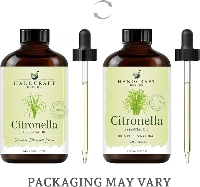 Handcraft Blends Citronella Essential Oil – Huge 4 Fl Oz – 100% Pure and - Image 2