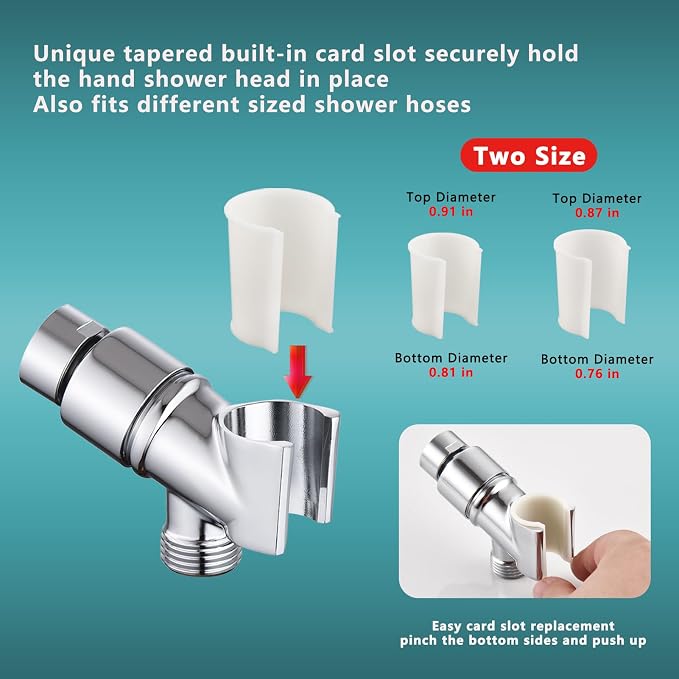All Metal Handheld Shower Head Holder - Image 3