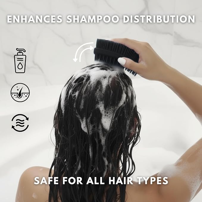 Scalp Massager Shampoo Brush Silicone - Image 2