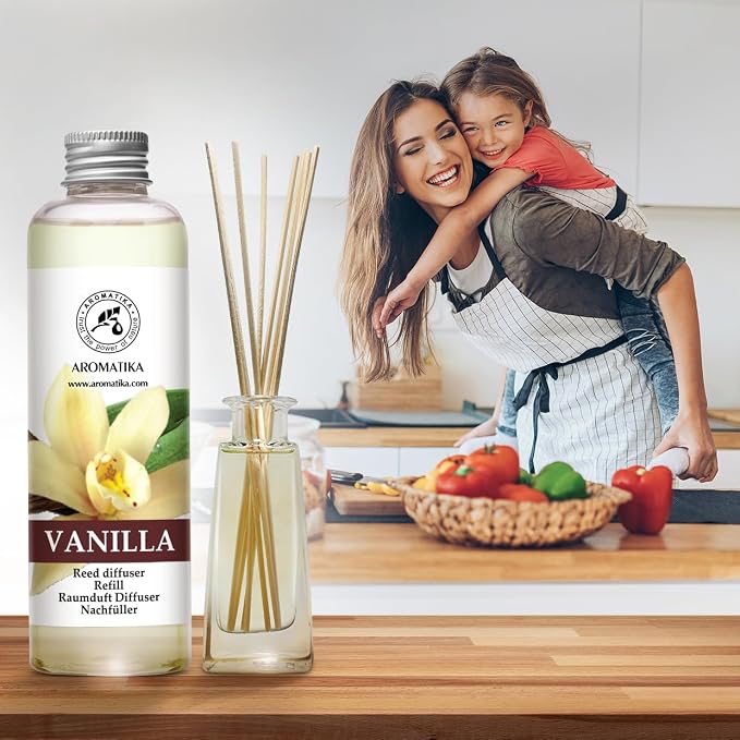 Vanilla Diffuser Refill w/Natural Essential Vanilla Oil 6.8 Fl Oz - Image 6