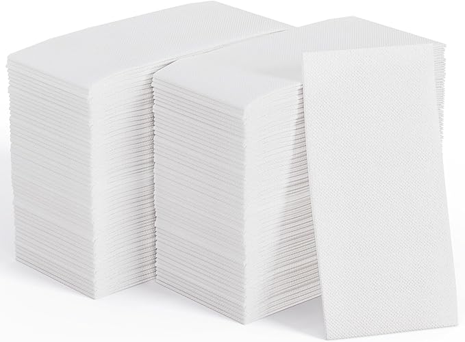 JOLLY CHEF 400 Pack Disposable Paper Napkins, Soft Bathroom Napkins Guest by JOLLYCHEF