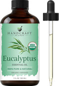 Handcraft Blends Organic Eucalyptus Essential Oil – 1 Fl Oz – 100% Pure and by HandcraftBlends
