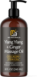 Ylang Ylang + Ginger Lymphatic Drainage Massage Oil – by M3Naturals