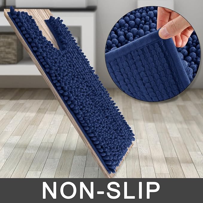 Yimobra Toilet Rug U Shaped Washable 24x20 Inch - Image 4