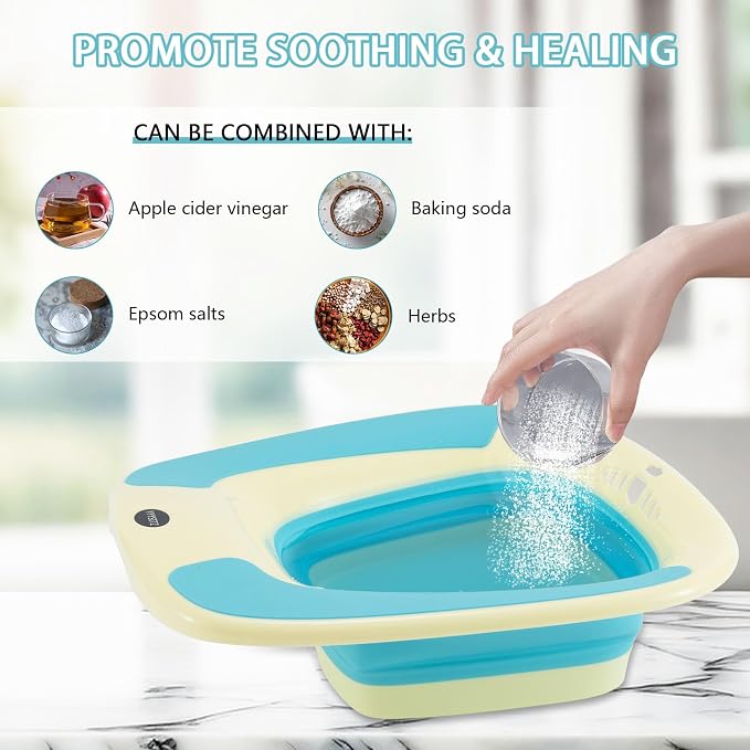 Electric Sitz Bath, Sitz Bath for Hemorrhoids, Sitz Bath for Toilet Seat - Image 7