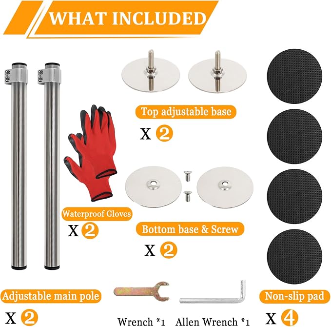 Undermount Sink Brackets, Stainless Steel Adjustable Sink Legs Installation and - Image 6