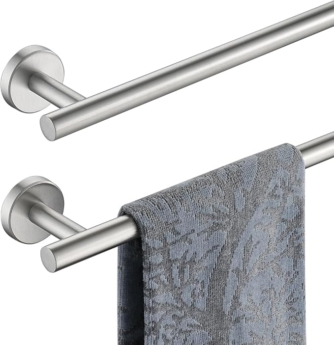 JQK Bath Towel Bar, 20.5 Inch 304 Stainless Steel Thicken 0.8mm Towel Rack by Homeimprovement