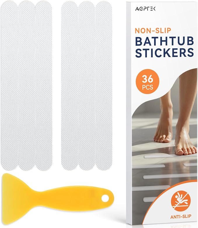 AGPTEK 36PCS Bathtub Non Slip Stickers, Anti-Slip Shower Strips by AGPTEK