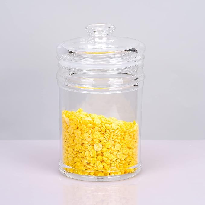 50oz Reinforced Medium Acrylic Storage Jar, Airtight Lid Cookie Jar | Ideal - Image 3