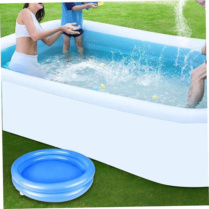 Foot Bath for Pool Entry Pool Foot Bath 23.6x23.6x6.3 Inflatable Foot Bath - Image 6