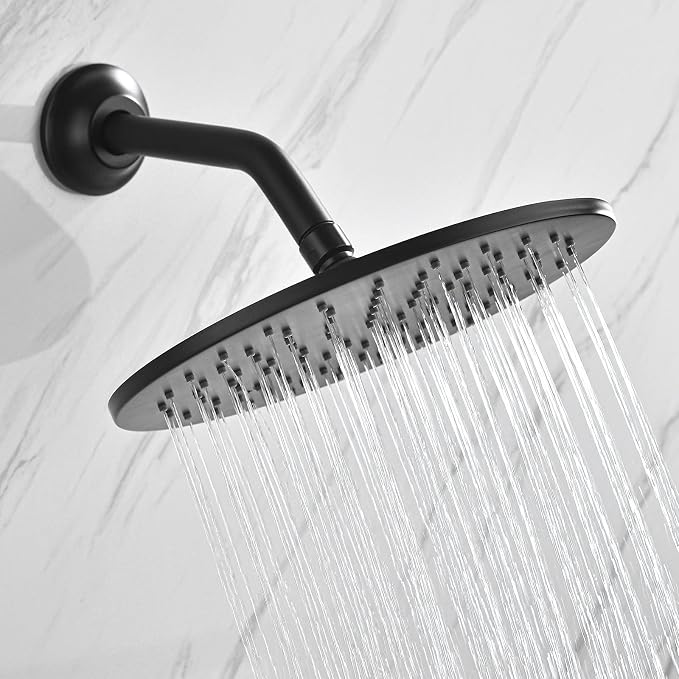 BESTILL Wall Mounted 8 Inch Shower Head Arm, Shower Arm and Flange Included - Image 3