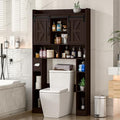 Over The Toilet Storage Cabinet, Farmhouse Toilet Cabinet Rack by Vabches