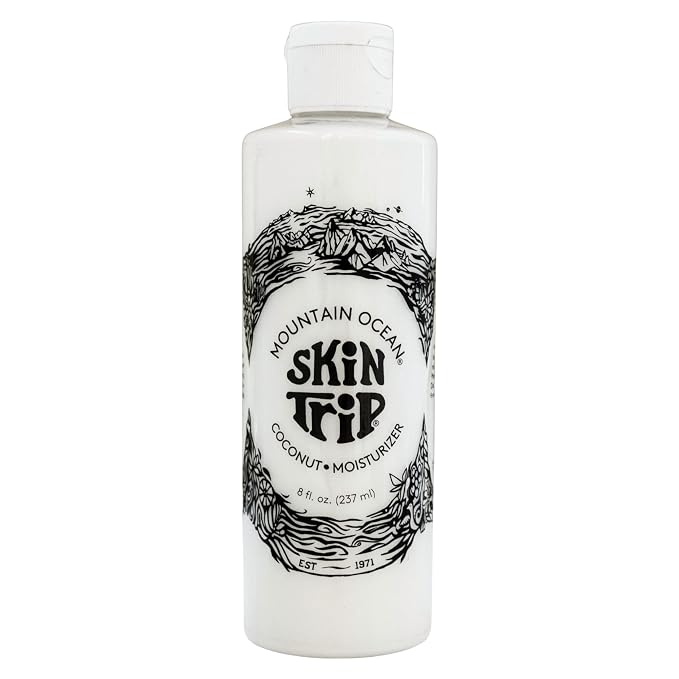 Mountain Ocean Skin Trip Coconut Body Lotion, 8 Oz, Lightweight, Fast Asborbing by MOUNTAINOCEANPRODUCTS