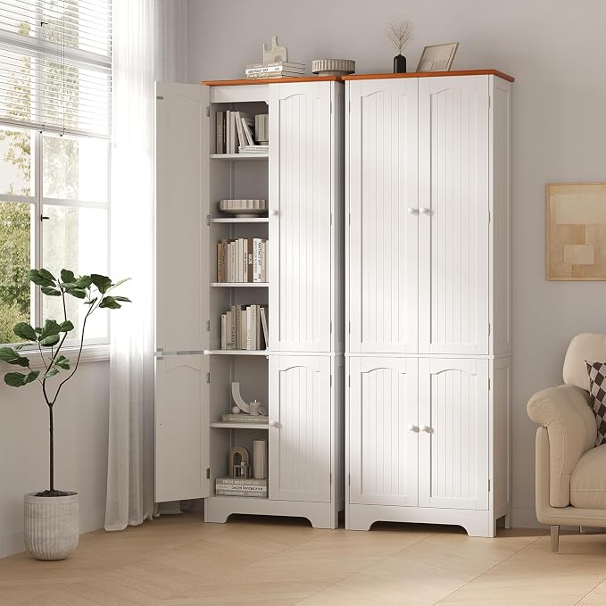 72.2'' Pantry - 4 Door Kitchen Cabinet by Unknown