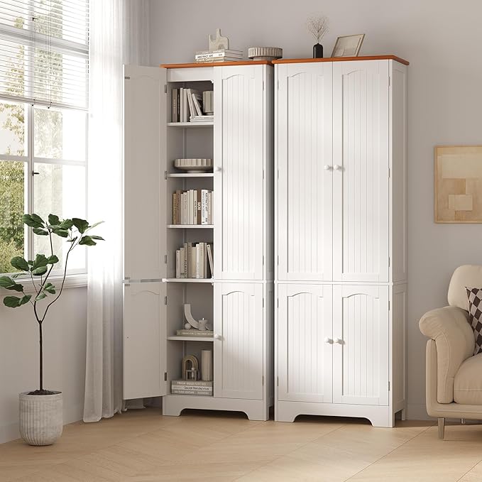72.2'' Pantry - 4 Door Kitchen Cabinet - Image 8
