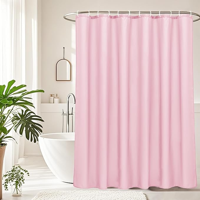 AooHome Standard 72x72 inch Shower Curtain Liner, Durable Polyester Solid Color by AooHome