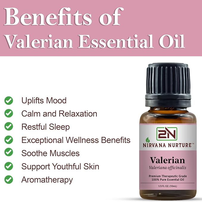 Valerian Essential Oil 100% Pure Premium Therapeutic Grade, Undiluted - Image 3