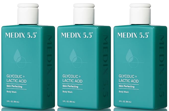 MEDIX Glycolic Acid + Lactic Acid Exfoliating Body Wash Gel | KP Bump Eraser | by Medix55