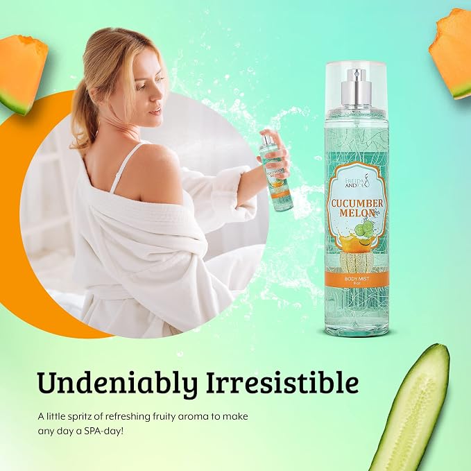 Cucumber Melon Fine Fragrance Body, Womens Perfume Fragrance Body Mist & Sprays - Image 4