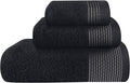 Belizzi Home Ultra Soft 3 Pack Cotton Towel Set, Contains a Bath Towel 28x55 by Unknown